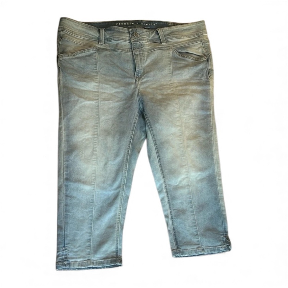 Frankie & Stella Jeanieologie capris light wash - Picture 1 of 11